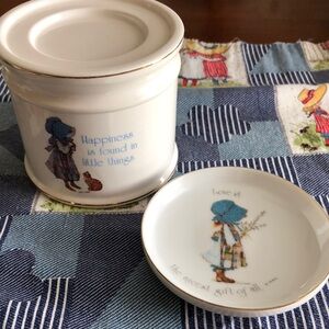 Holly Hobbie Candleholder and Trinket Dish